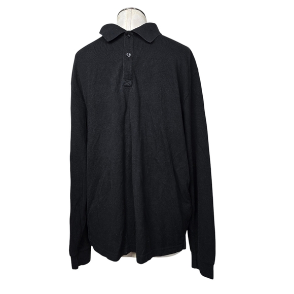 RTY Trademark Black Long Sleeves Collar Shirt L - Picture 1 of 5